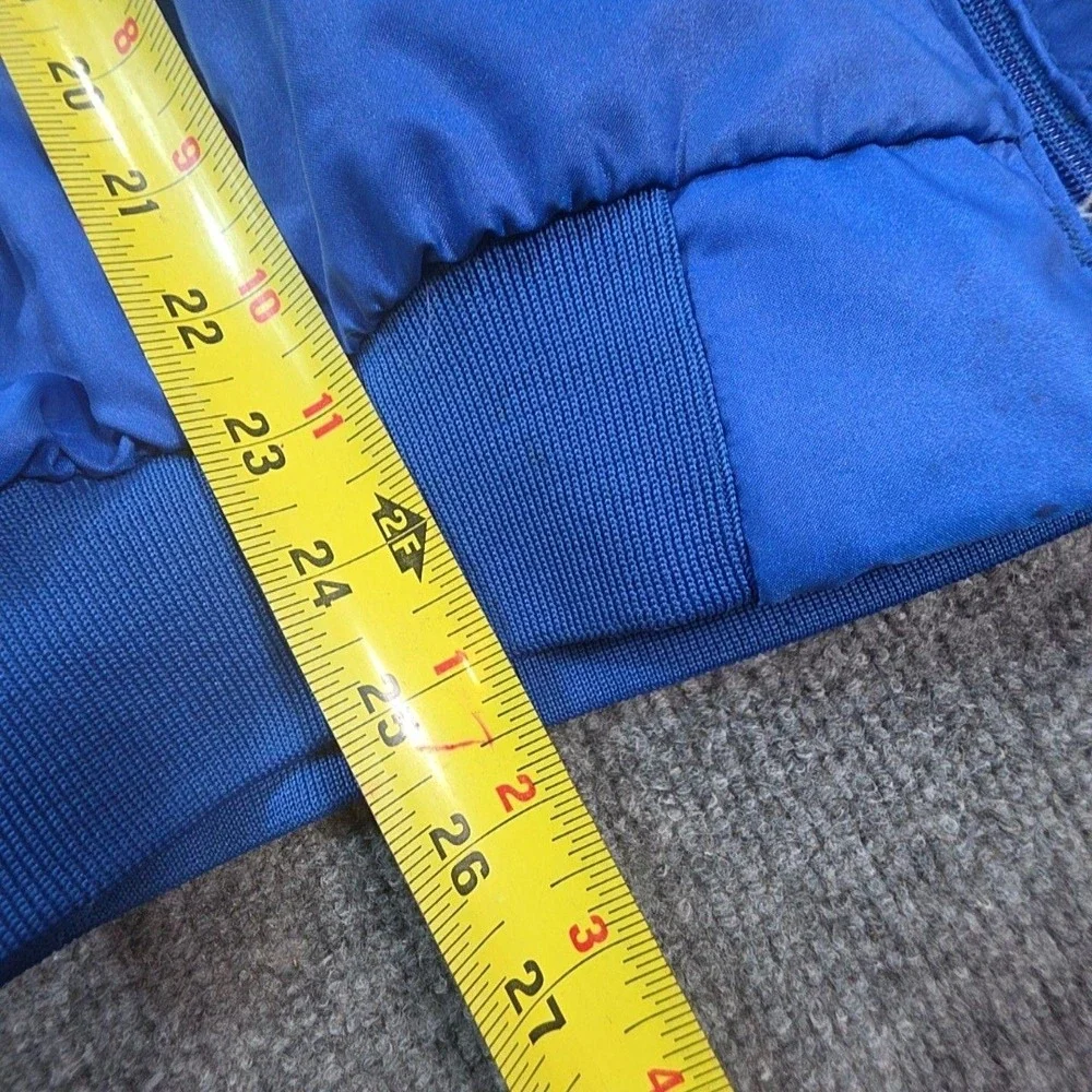 Vintage Nissan Team Jacket Mens Large Red Blue Full Zip Windbreaker Racing